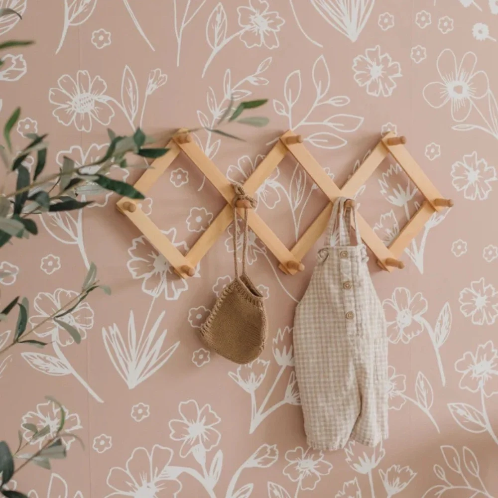 • Loomwell Removable Wallpaper in Sophia Pink •